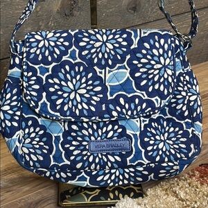 VERA BRADLEY Petal Splash Hipster Crossbody Shoulder Bag Retired Designer EUC